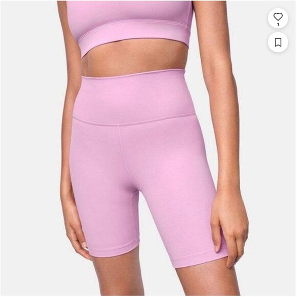 Outdoor Voices Women's Pink Lilac Purple Yoga Bike Shorts Size Medium - Picture 1 of 4